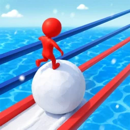 Значок Snow Race 3D: Fun Ball Racing